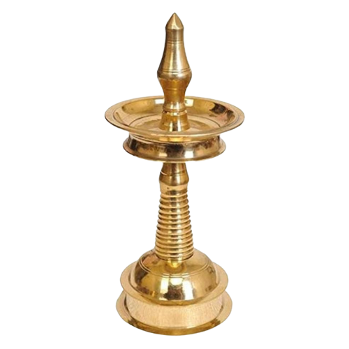 brass kerala kuthu vilakku 10 inches