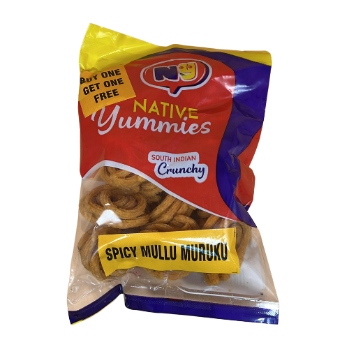 native yummies spicy mullu murukku 150g ( buy1 get1 free )