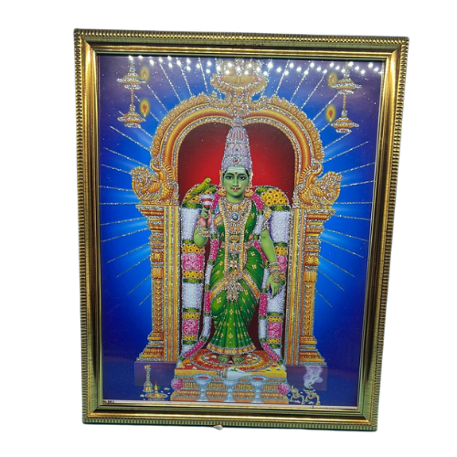 god photo madurai meenakshi amman a4 size frame