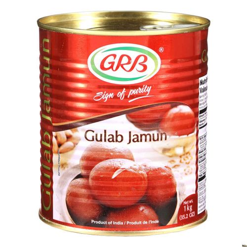 grb canned gulab jamun 500g